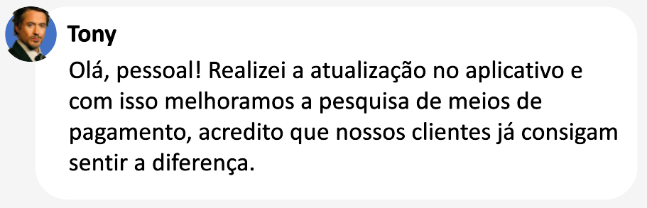 Exemplo de uma interação certa com pessoas sem conhecimento técnico mais aprofundado