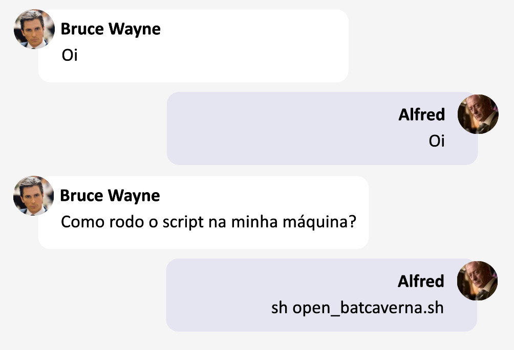 Exemplo de uma abordagem lenta