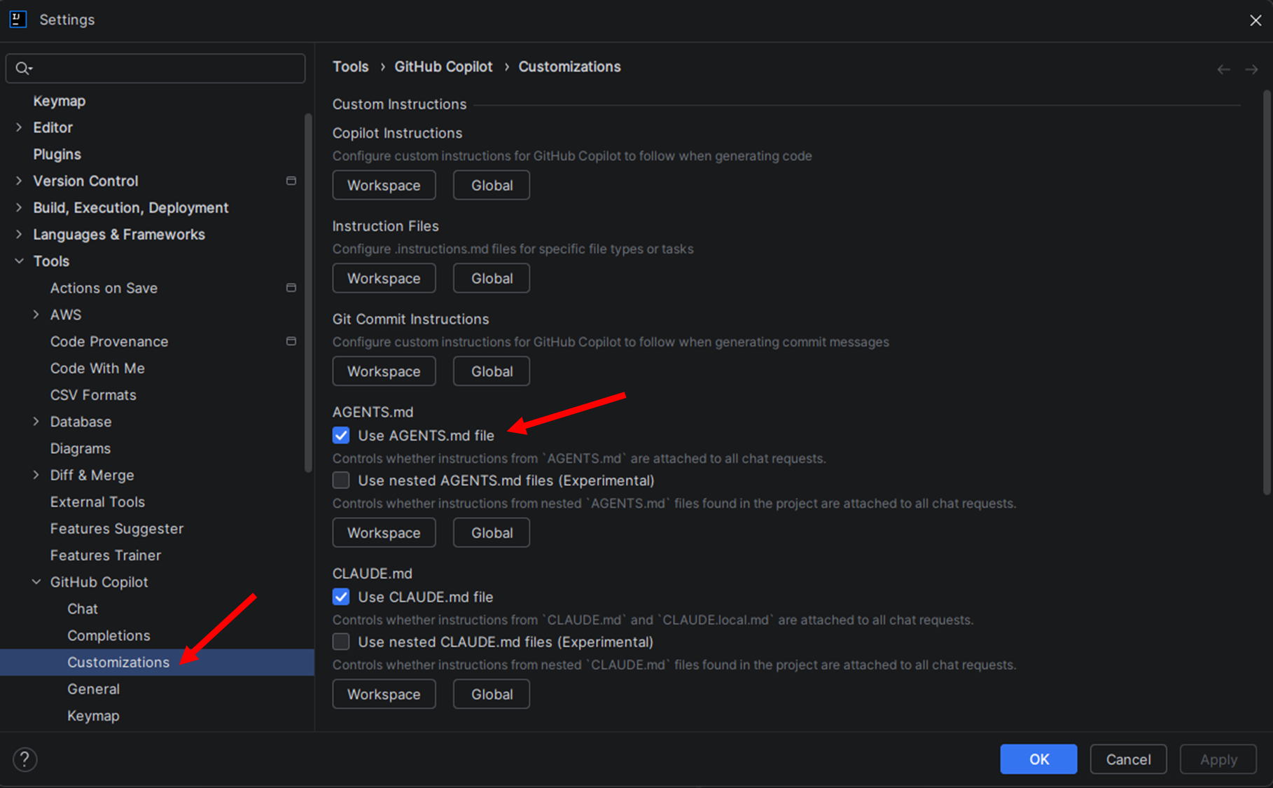 Configuração de Copilot Instructions no GitHub Copilot